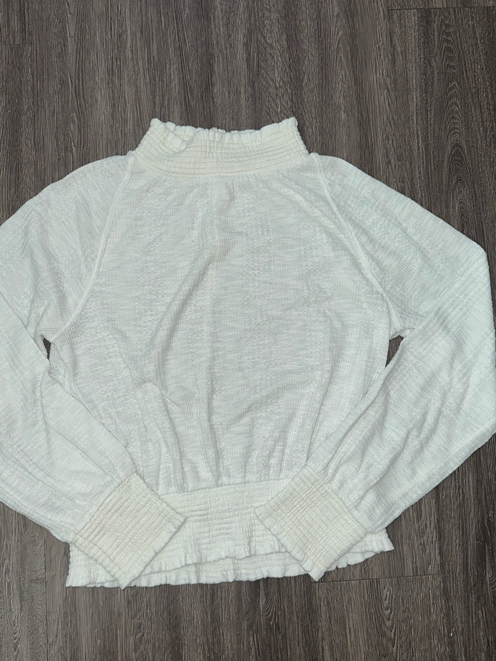 Free People White Cream color long sleeve